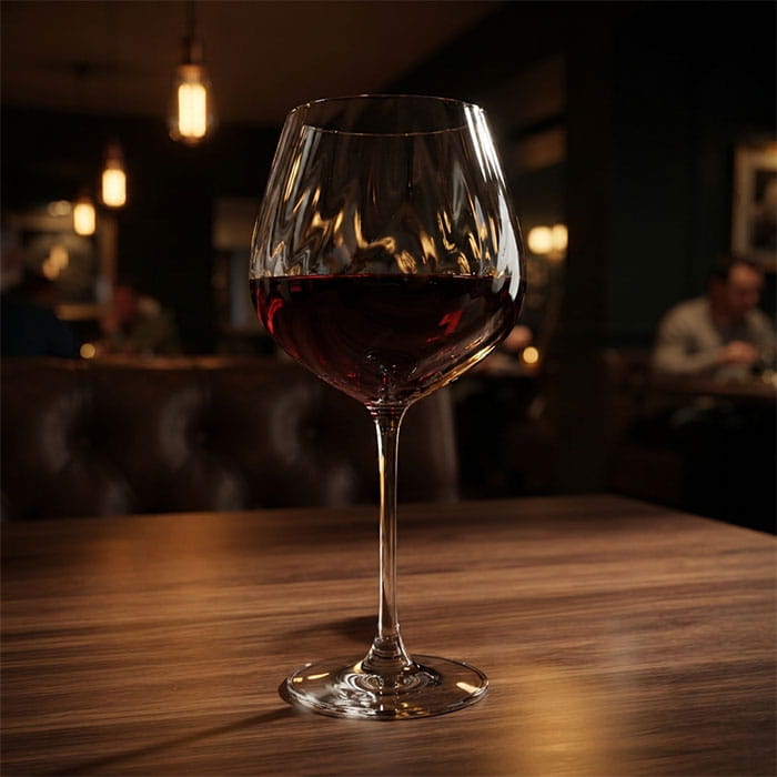 Pahar, CRYSTALITE-BOHEMIA, Sticla, 640 ml, Vin rosu, CORA, Transparent