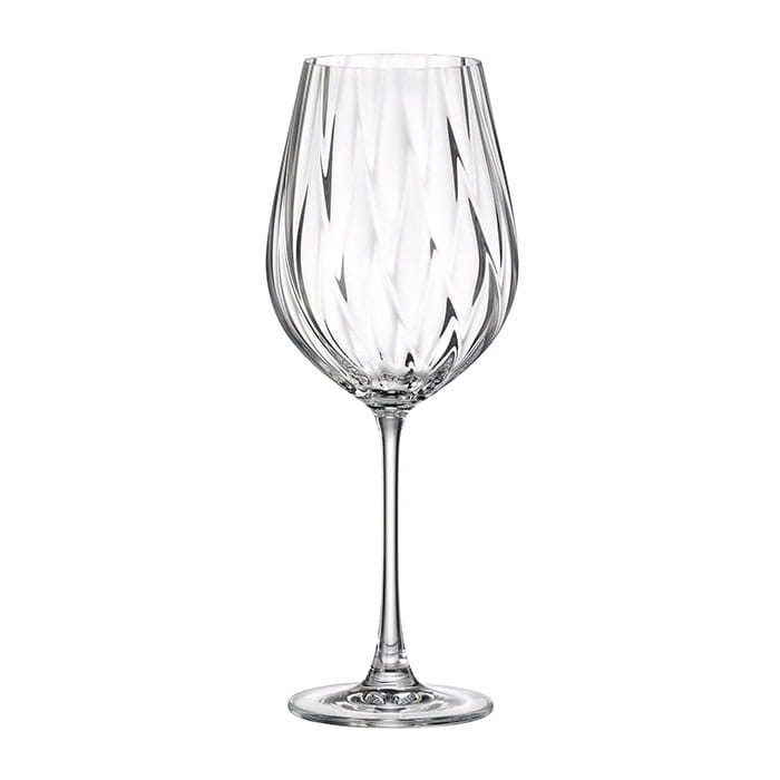 Pahar, CRYSTALITE-BOHEMIA, Sticla, 650 ml, Vin rosu, CORA, Transparent