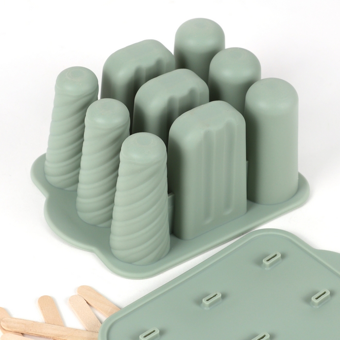 Форма для мороженого, ZINU, Силикон, 16см, 9.5см, Мороженое, 230 гр