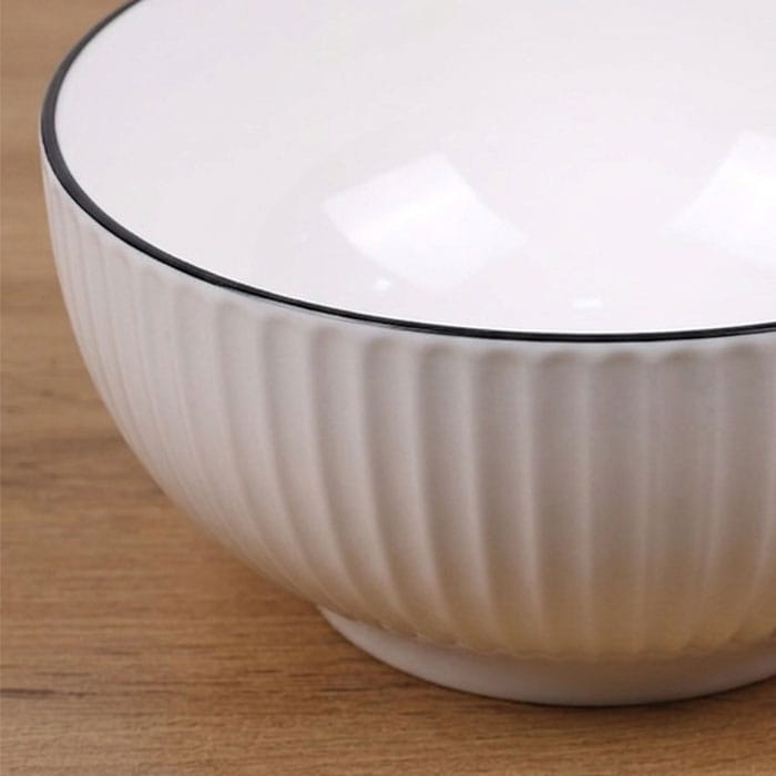 Bowl, GS, New Bone China, 20.5 cm, 8.5 cm, White, 680 g