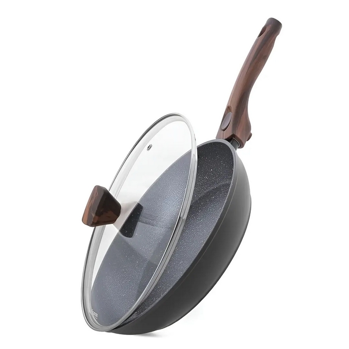 Pan, FISSMAN, Aluminium, 26 cm, Capella, Non-stick, Electirc,induction,gas, 3.3mm, 2.5 mm