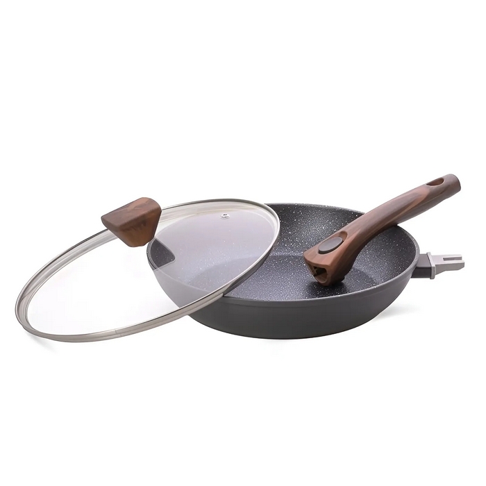 Pan, FISSMAN, Aluminium, 26 cm, Capella, Non-stick, Electirc,induction,gas, 3.3mm, 2.5 mm
