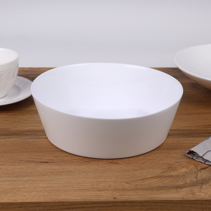Bowl, ROCKOPAL, Opal, 2100 ml, 22.9 cm, White, High