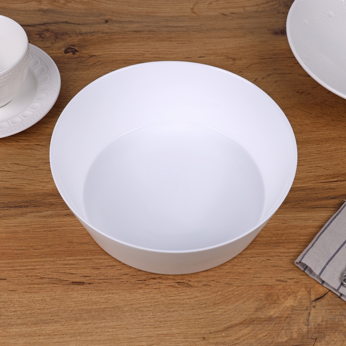 Bowl, ROCKOPAL, Opal, 2100 ml, 22.9 cm, White, High