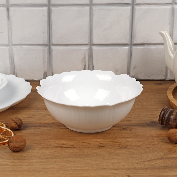 Bol, ROCKOPAL, Opal, 20 cm, Alb, Ginkgo