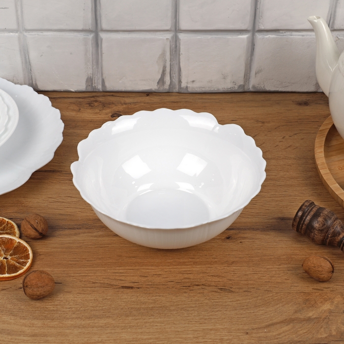 Bol, ROCKOPAL, Opal, 20 cm, Alb, Ginkgo