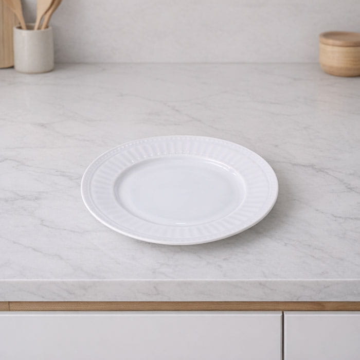 Plate, ROCKOPAL, Opal, 20.1cm, White, Roma, Round, Plate