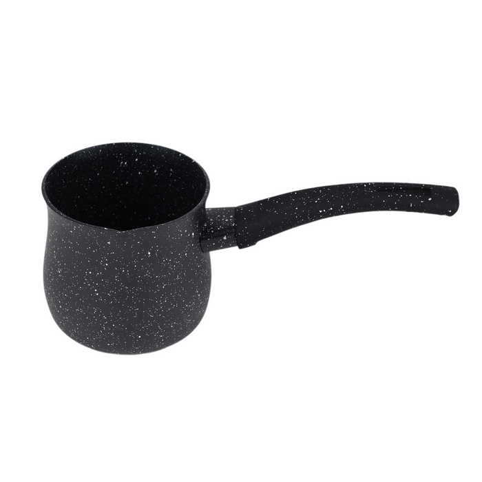 Ibric cafea, UAKEEN, Aluminiu, Negru, Electrica,inductie,gaz, 9.5 cm