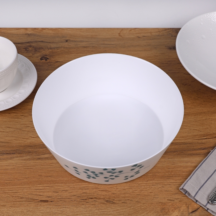 Bowl, ROCKOPAL, Opal, 2100ml, 22.9cm, White, High