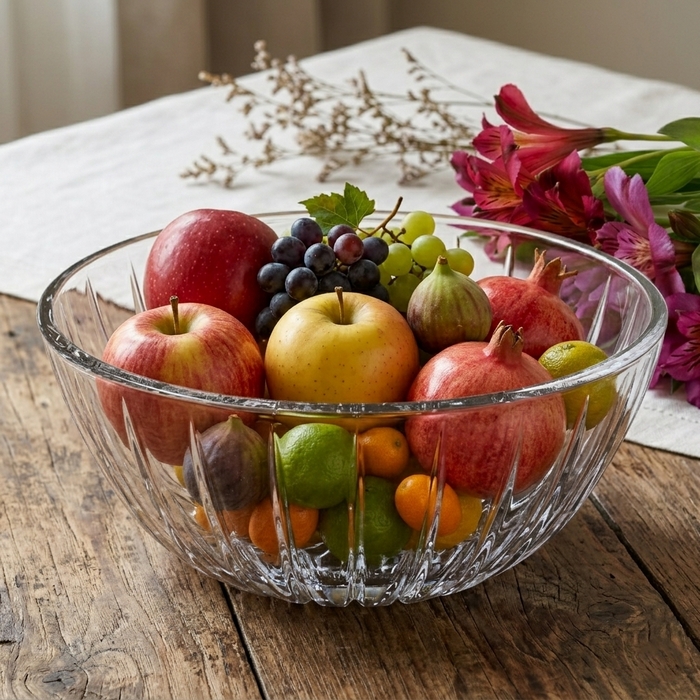 Bol, KAVEH, Sticla, 790 ml, Transparent, Selena