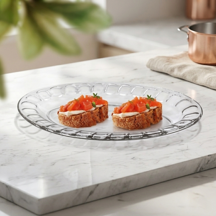 Platou, KAVEH, Sticla, Transparent