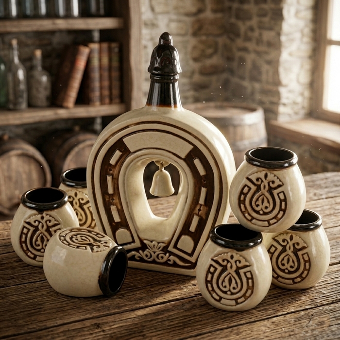 Set pentru vin, ORIENS, Ceramica, Udacia, 6 Pahare