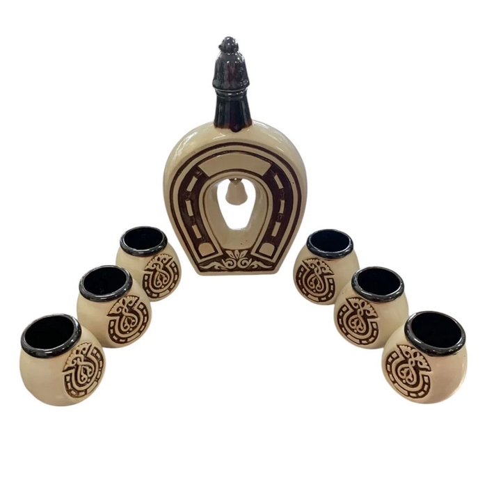 Set pentru vin, ORIENS, Ceramica, Udacia, 6 Pahare