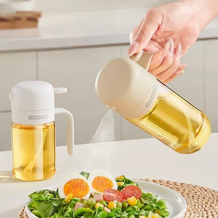 Oil bottle, ECOCO, Plastic, White