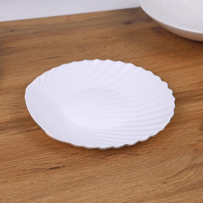 Flat plate, ROCKOPAL, Opal, 20 cm, White