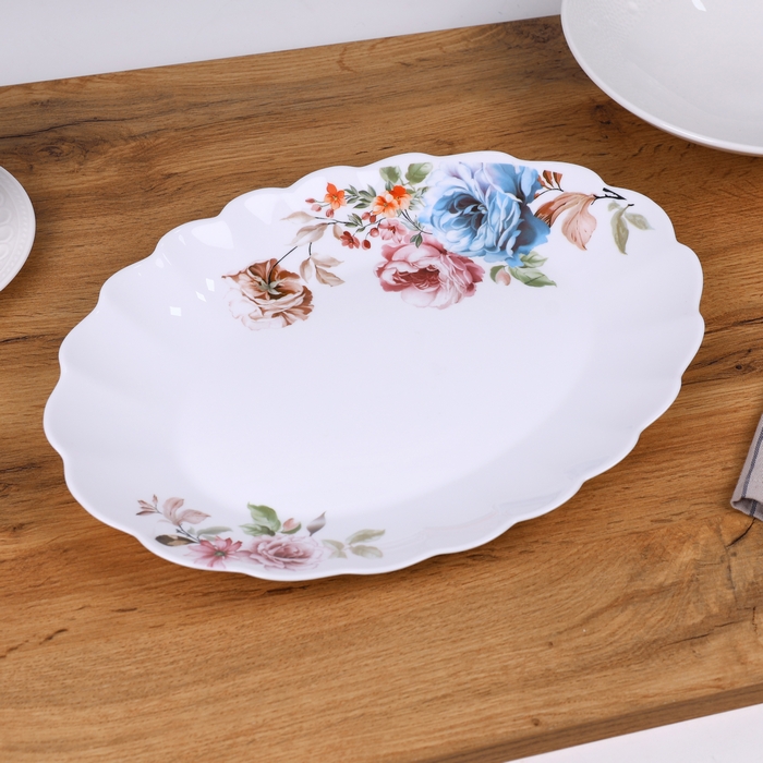 Plate, ROCKOPAL, Opal, 35.5 cm, Decor