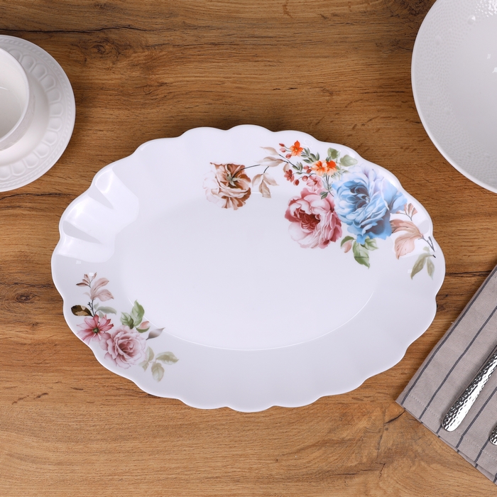 Plate, ROCKOPAL, Opal, 35.5 cm, Decor