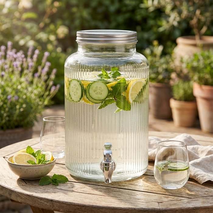 Recipient limonada, GS, Sticla, 8 L