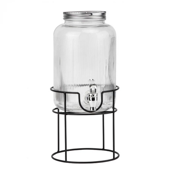 Recipient limonada, GS, Sticla, 5.5 L, Cu stativ