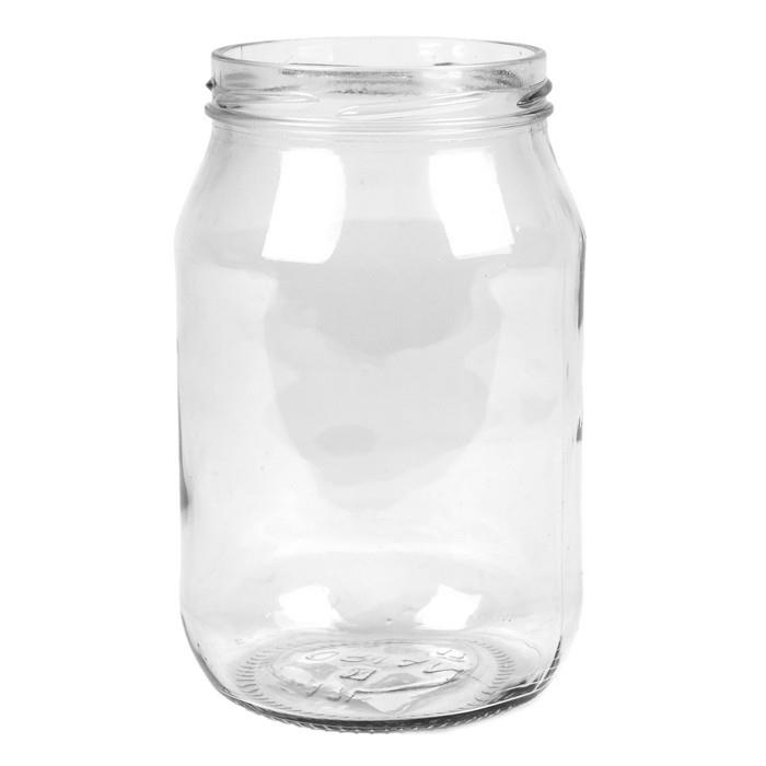 Storage jar, DELMIX, Glass, 2 L, Twist Off, Transparent