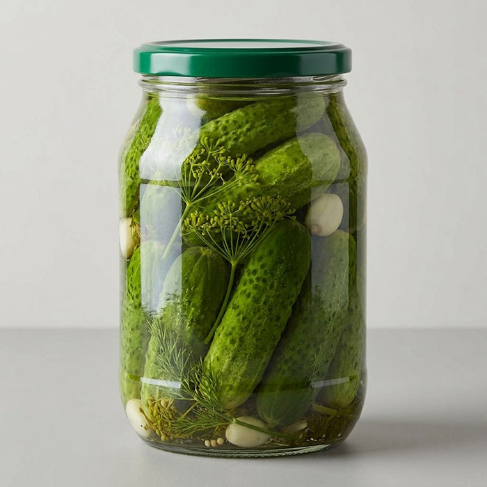Storage jar, DELMIX, Glass, 2 L, Twist Off, Transparent
