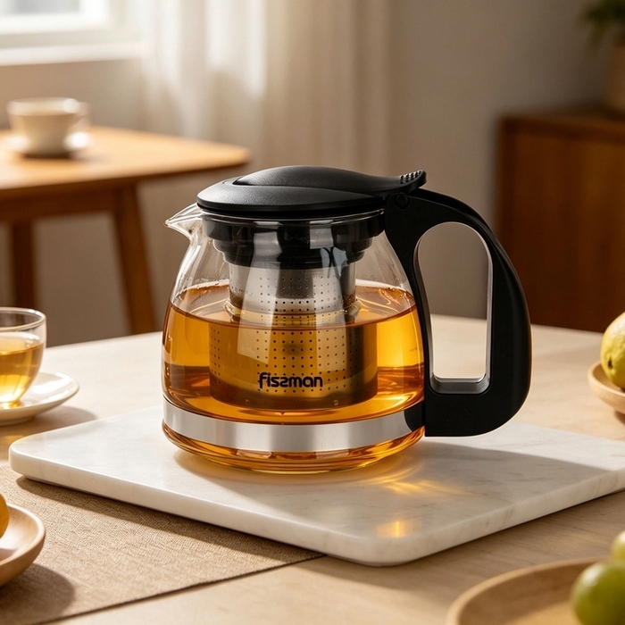 Ceainic infuzie, FISSMAN, Sticla, 700 ml