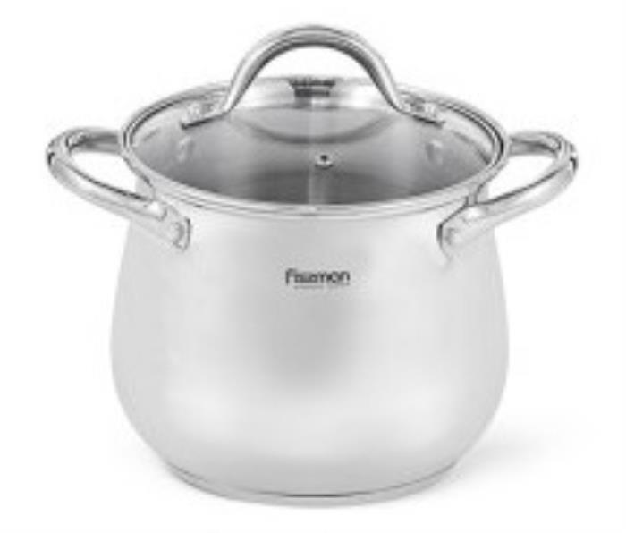 Cratita, FISSMAN, Otel Inoxidabil, 5.4 L, Favio, Cu capac, Cu Inductie, 20 cm