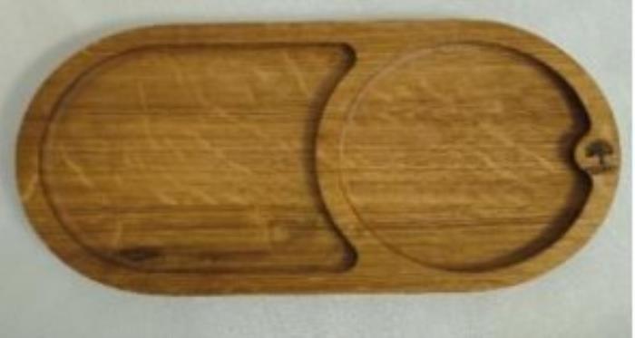 Cheese platter, WOODEN, Wood, 40 cm, 20 cm